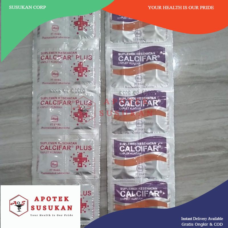 Calcifar Plus 10 Kaplet Vitamin Tulang dan Gigi Ibu Hamil