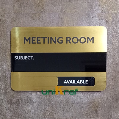

PREMIUM OFFICE SIGN MEETING ROOM - PAPAN RUANG MEETING PERKANTORAN