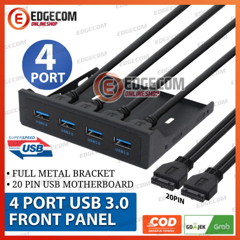 USB 3.0 Front Panel 4 Port 3,5&quot;