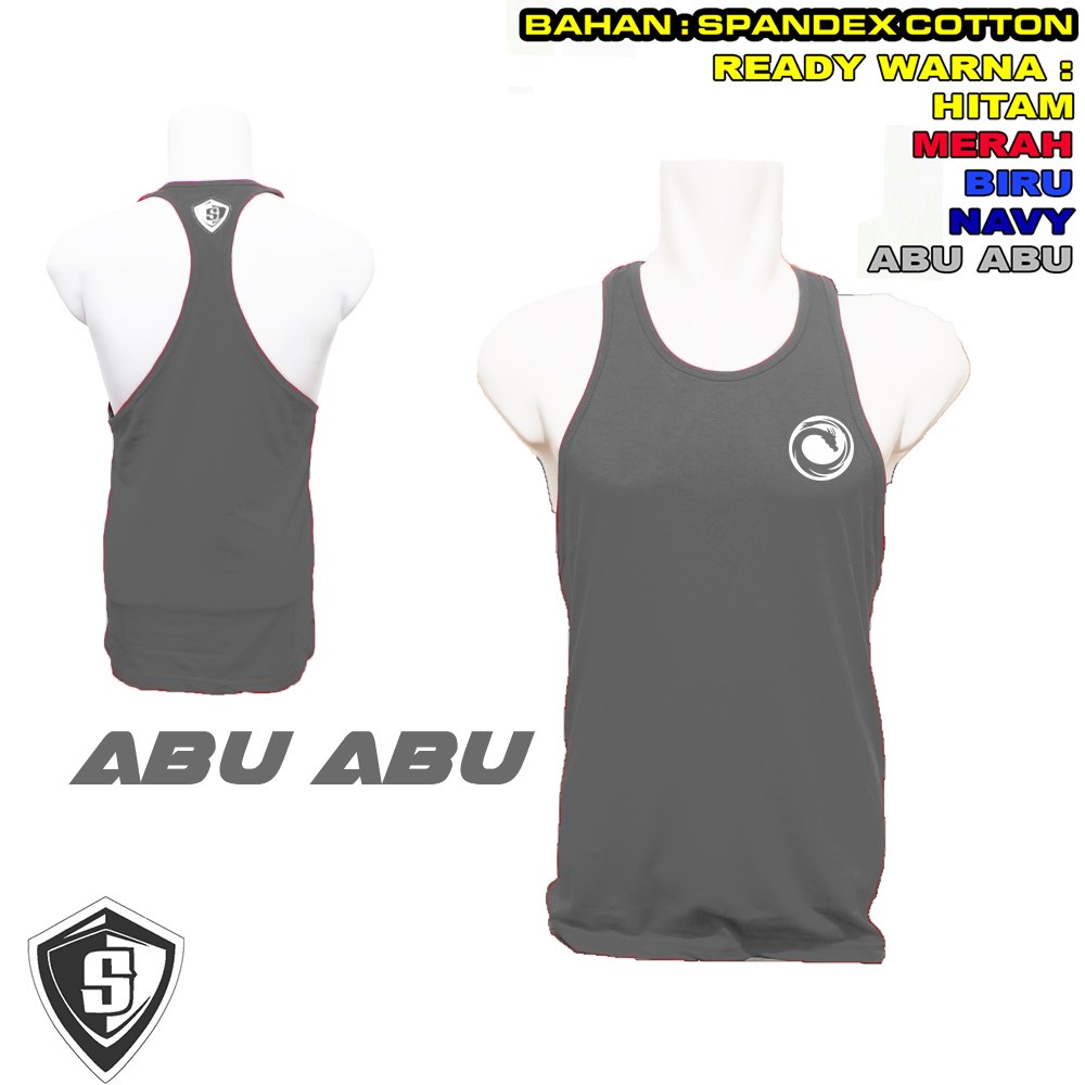 Baju Singlet Gym Dragon Naga Fitness