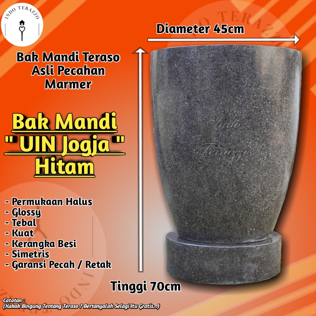 INDO TERAZZO BAK TERASO TINGGI 70 TIPE JOGJA BAK AIR KERAMIK