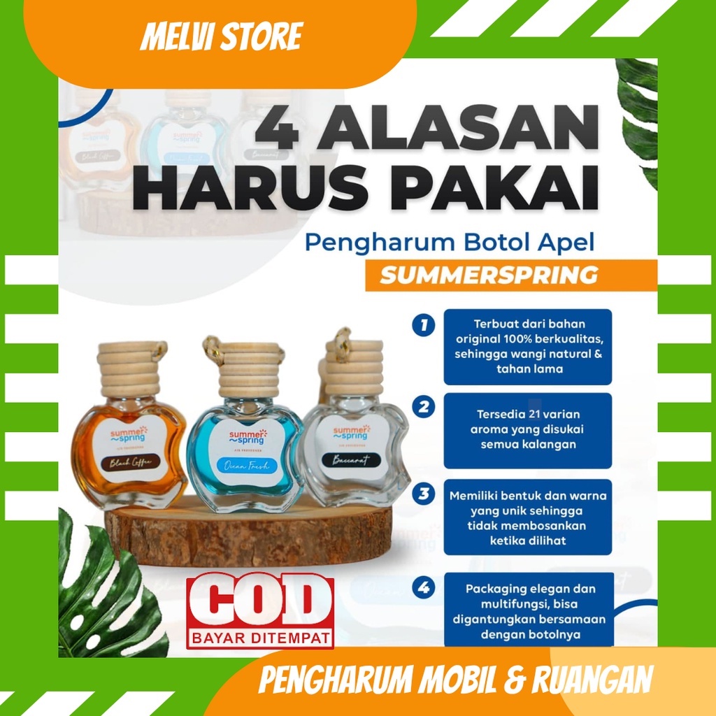 New SUMMERSPRING Parfum Pengharum Pewangi Mobil Mewah Gantung Parfume farfum Parpum Farpum Perfume