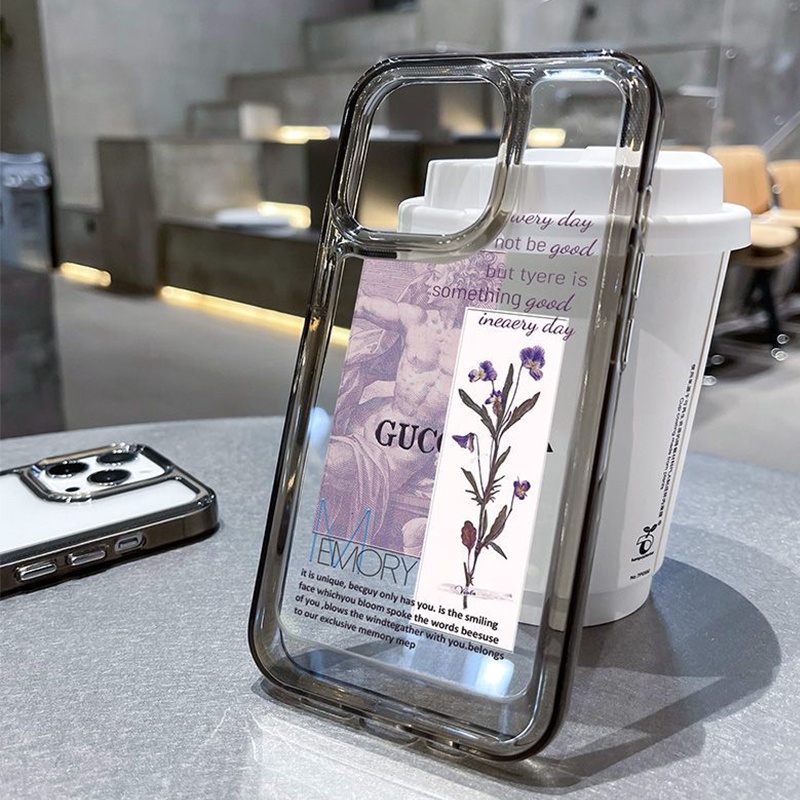 IPHONE Patung Dewi Shockproof Soft Phone Case Kompatibel Untuk Casing Iphone14 11 13 12 Pro XS Max X XR 78 6 6S Plus Cover TPU Silikon Transparan