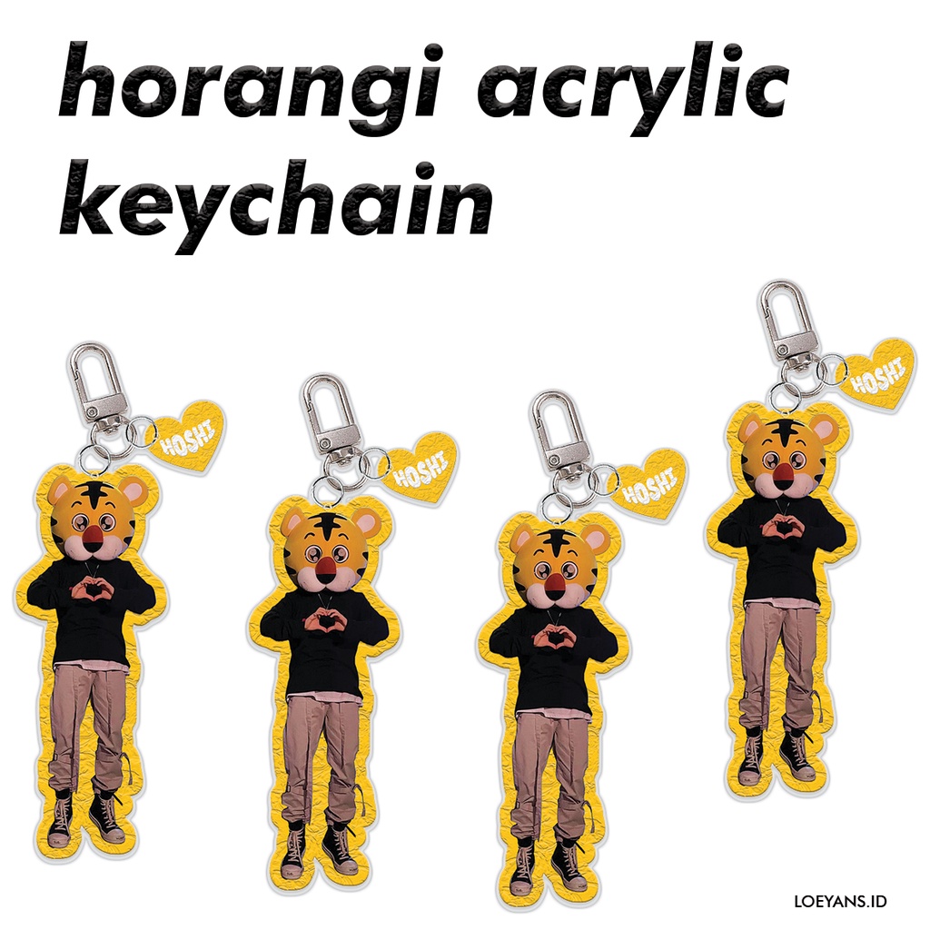 hoshi horangi acrylic keychain