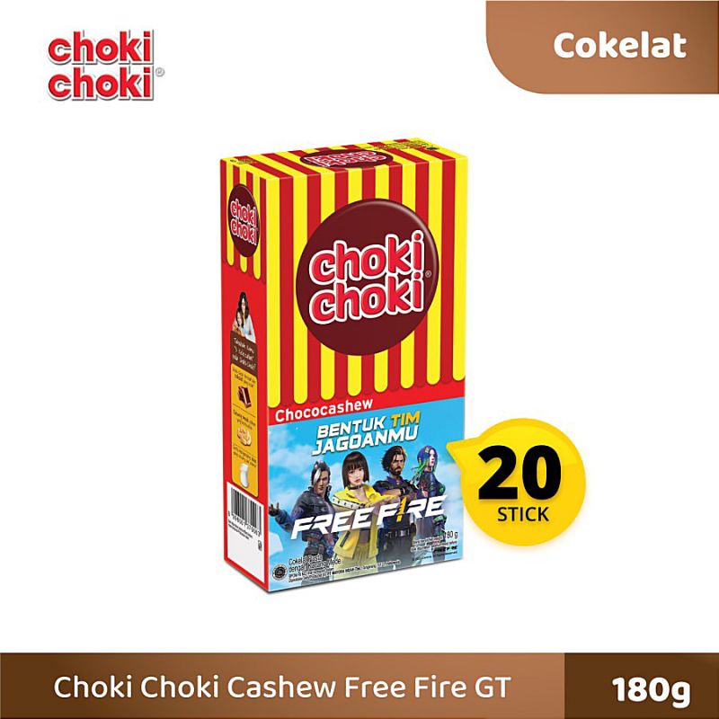 

Choki Choki ChocoCashew 1 box isi 20pcs