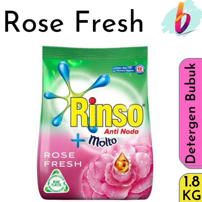 Rinso Molto Anti Noda Perfume Essence - Rose Fresh - Classic - Japanese peach - pure 1.8 kg - 2.7 kg
