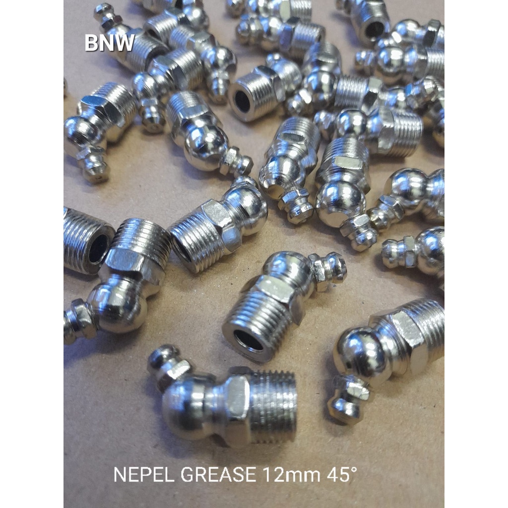 Nepel grease/nepel gemuk 12mm 45 derajat