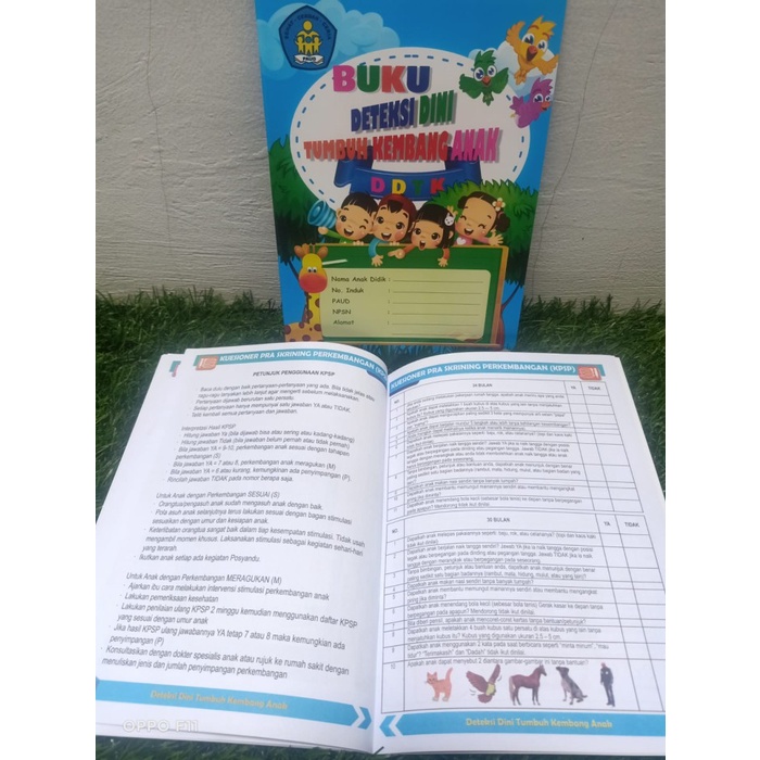 BUKU DETEKSI DINI TUMBUH KEMBANG ANAK ( DDTK) PAUD
