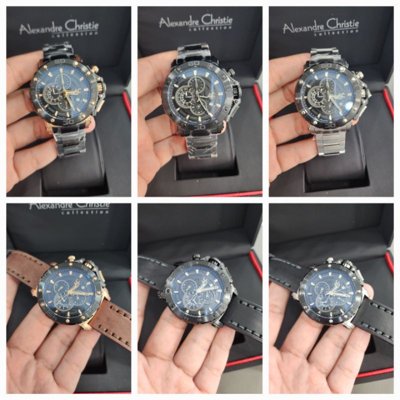jam tangan unisex alexandre christie ac9205 mini  pria wanita 9205 original garansi resmi