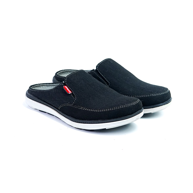 Sepatu Slip On Pria BELI 1 GRATIS 1 Selop  / Sepatu Selop Pria Casual BG 01 AB