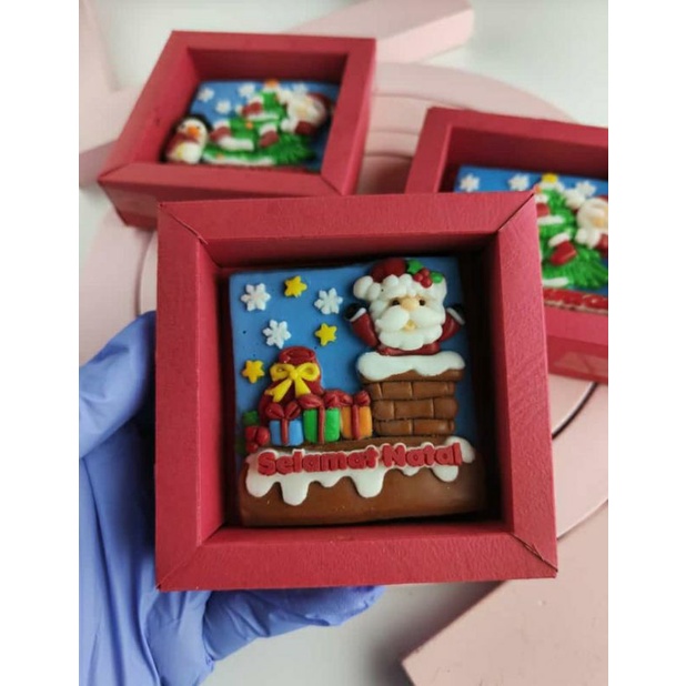 

cokelat tema natal hampers natal