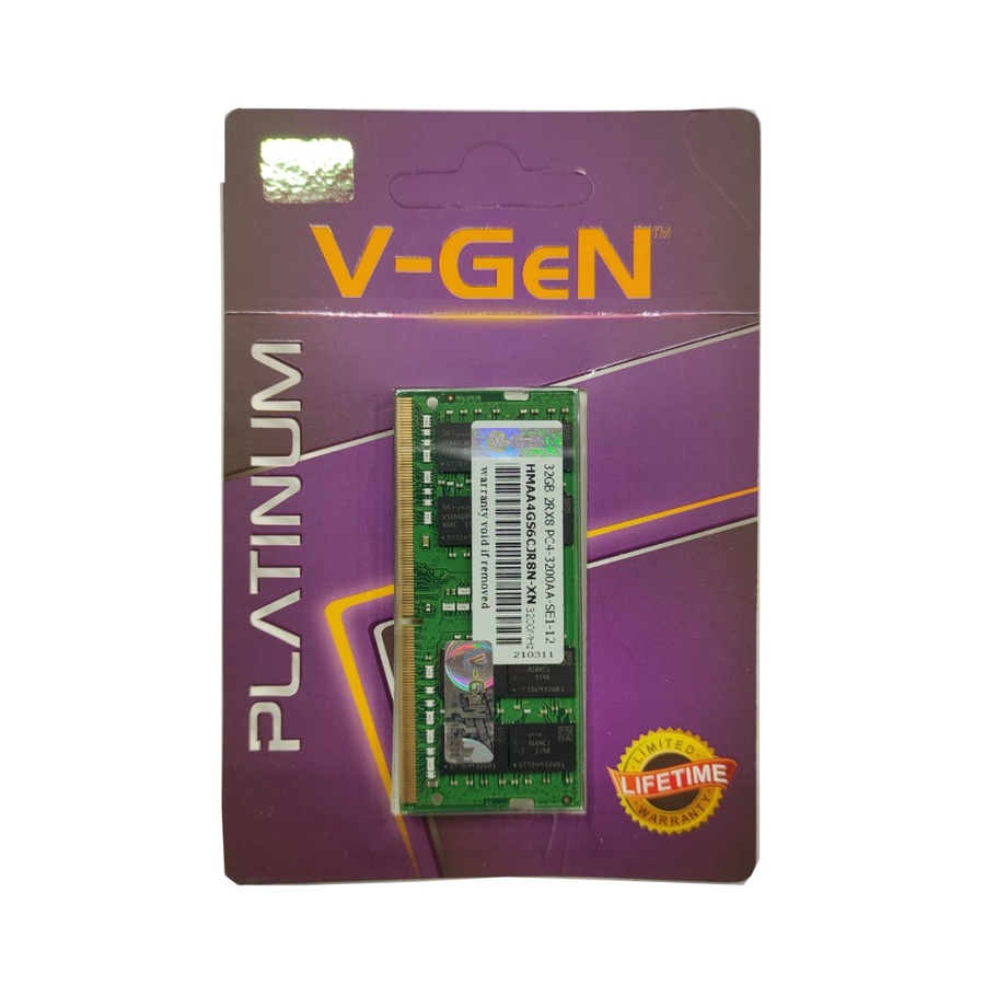 Ram Laptop VGeN DDR4 32GB PC25600 3200Mhz V-GeN Sodimm Platinum