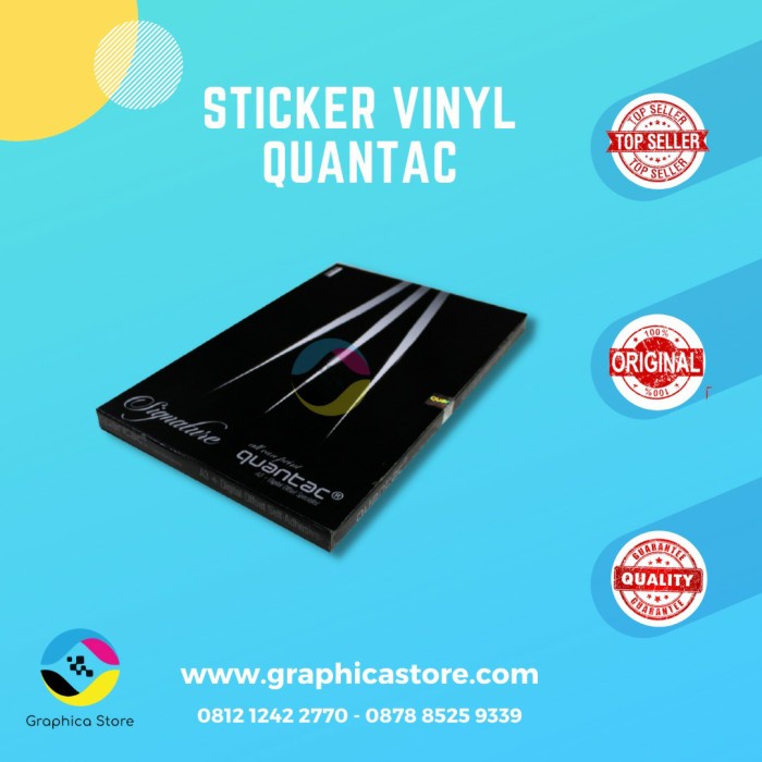 

QUANTAC Sticker Vinyl Laser Glossy - Matte - Transparan