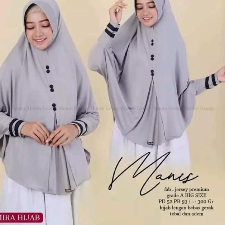 JILBAB KANCING LENGAN PANJANG // HIJAB TANGAN