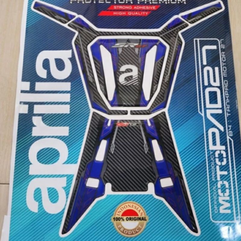 Stiker Resin Deckpad Tankpad APRILIA SR-GT 200 Premium