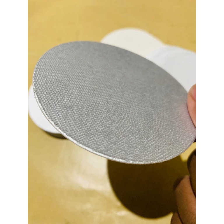 seal alumunium induksi toples KACA tabung jar 87mm - segel alumunium