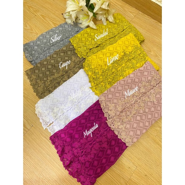 Kain Bordir Bermotif model baru