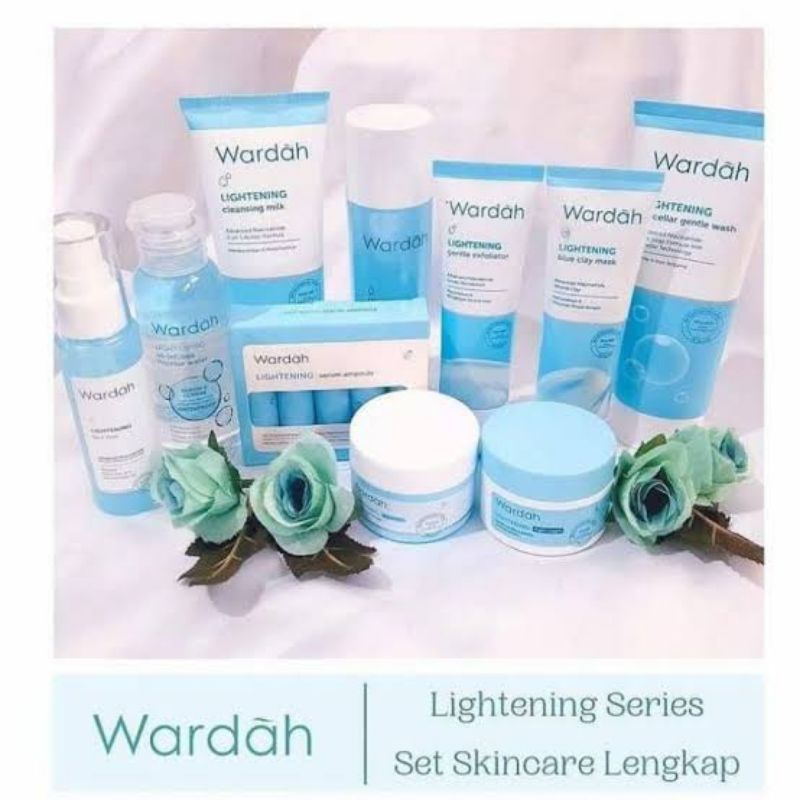 hampers set wardah lightening