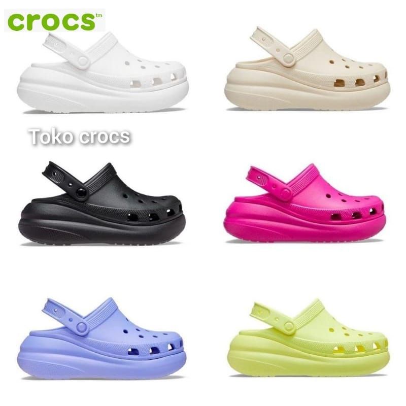 Crocs Crush Clog / Sandal Classic Crush Clog / Sandal wanita Crocs Crush