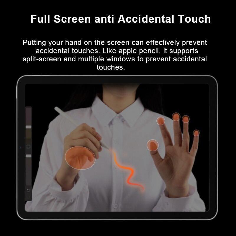 Stylus Active Pencil Gen 10th Magnetic Wireless Charging Palm Rejection Drawing Pen For Tablet iPad Pro Stylus Air Mini Write Tilt Pressure Technology Bluetooth Soft Nib