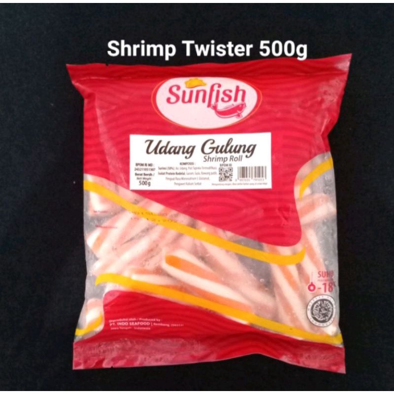 

Sunfish Udang Gulung Twister 500 gr