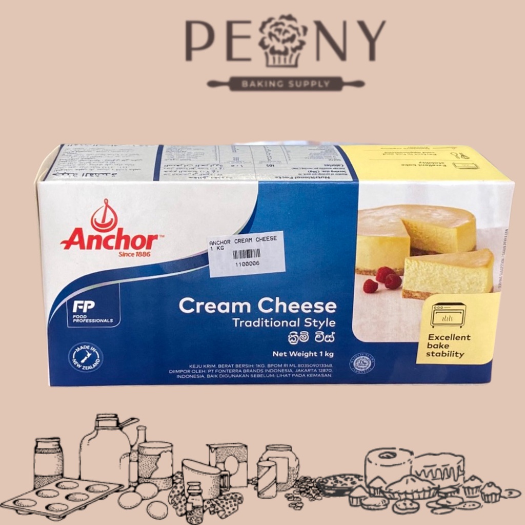 ANCHOR CREAM CHEESE 1 KG