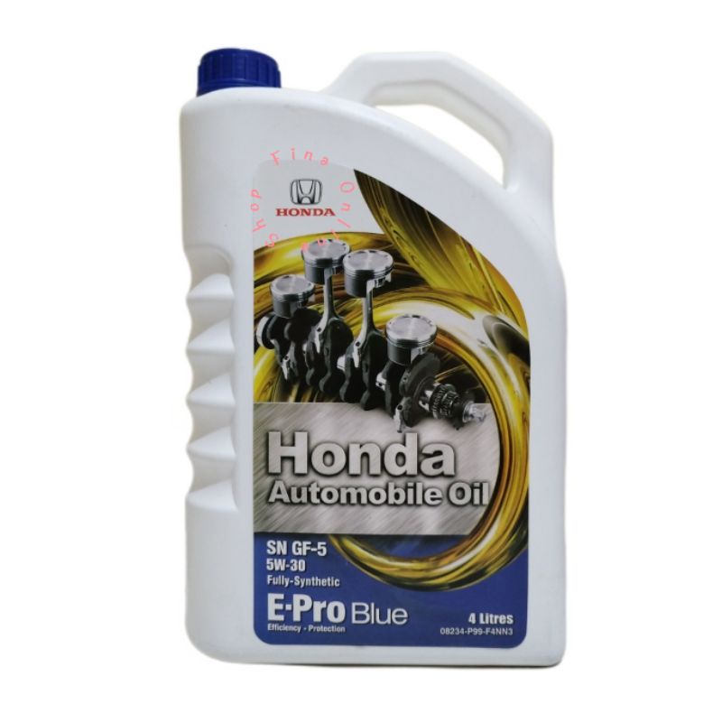 Oli Mobil Honda Automobile Oil E-Pro Blue / Gold 4L GALON