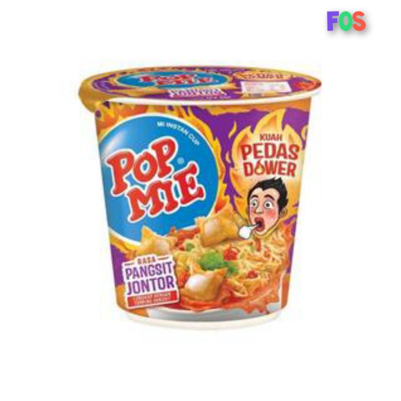 

POP MIE INSTANT REGULER KUAH PEDAS DOWER RASA PANGSIT JONTOR KEMASAN SATUAN