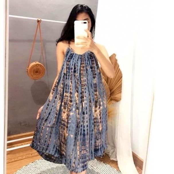 Baju Tidur Seksi|Daster Yukensi Jumbo Payung (LD 130) - Dress Singlet(Tanpa Lengan)