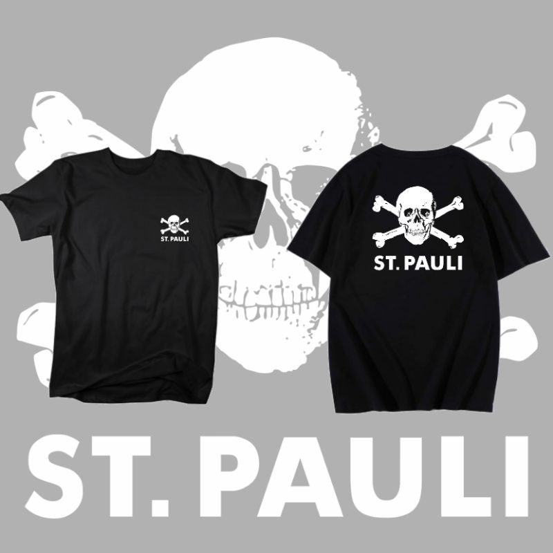 KAOS BAJU TSHIRT CASUAL FOOTBALL ST PAULI