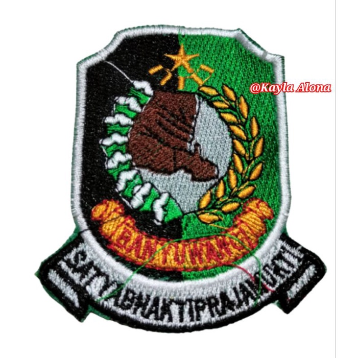 BET / BADGE BORDIR DINAS &quot; KAB. BANYUWANGI &quot;