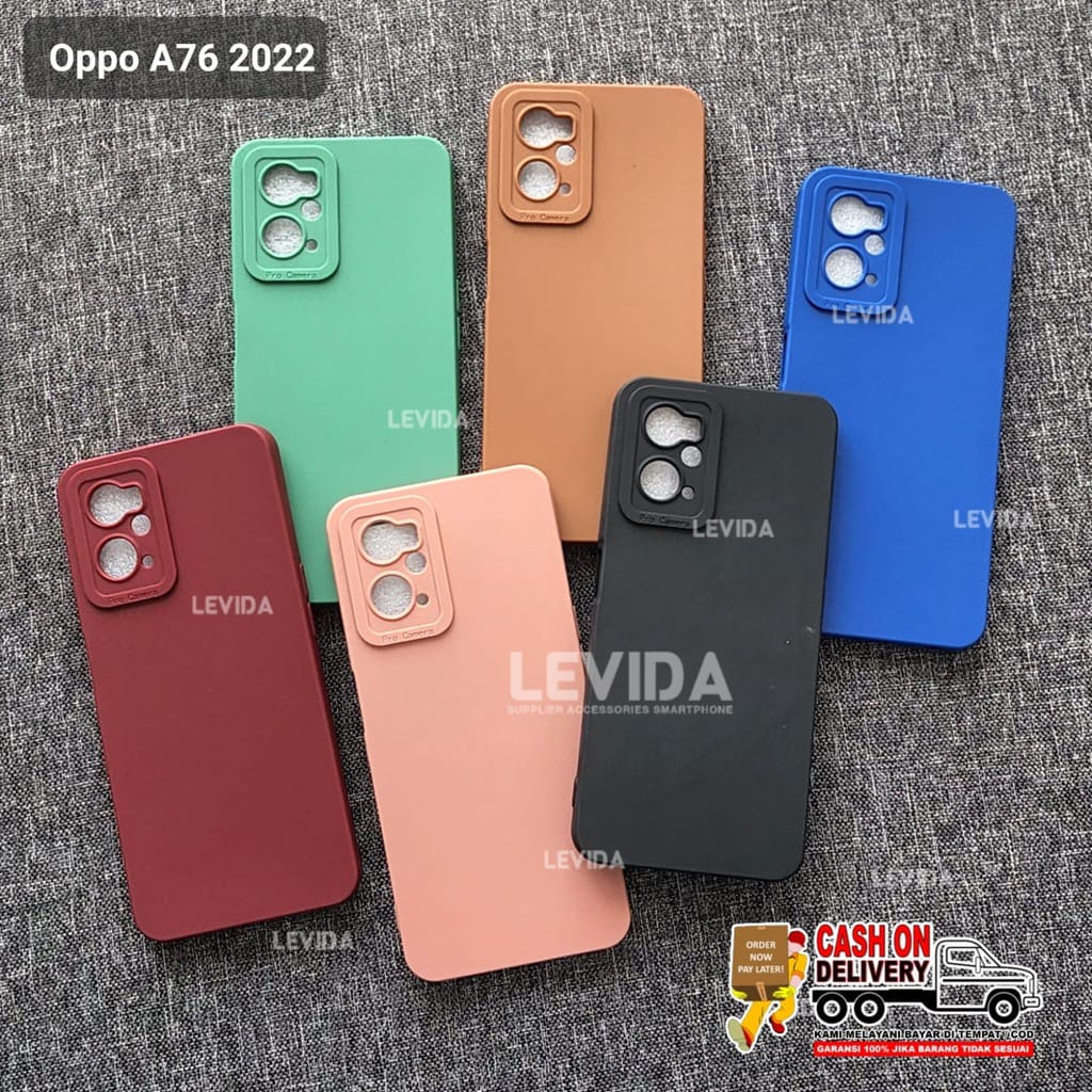 OPPO A76 CASE PRO CAMERA MACARON CASE OPPO A76