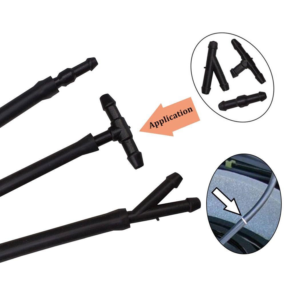 Preva 90PCS Aksesoris Mesin Cuci Kaca Depan Nozzle T/Y/I Type Splitter Spray Hose