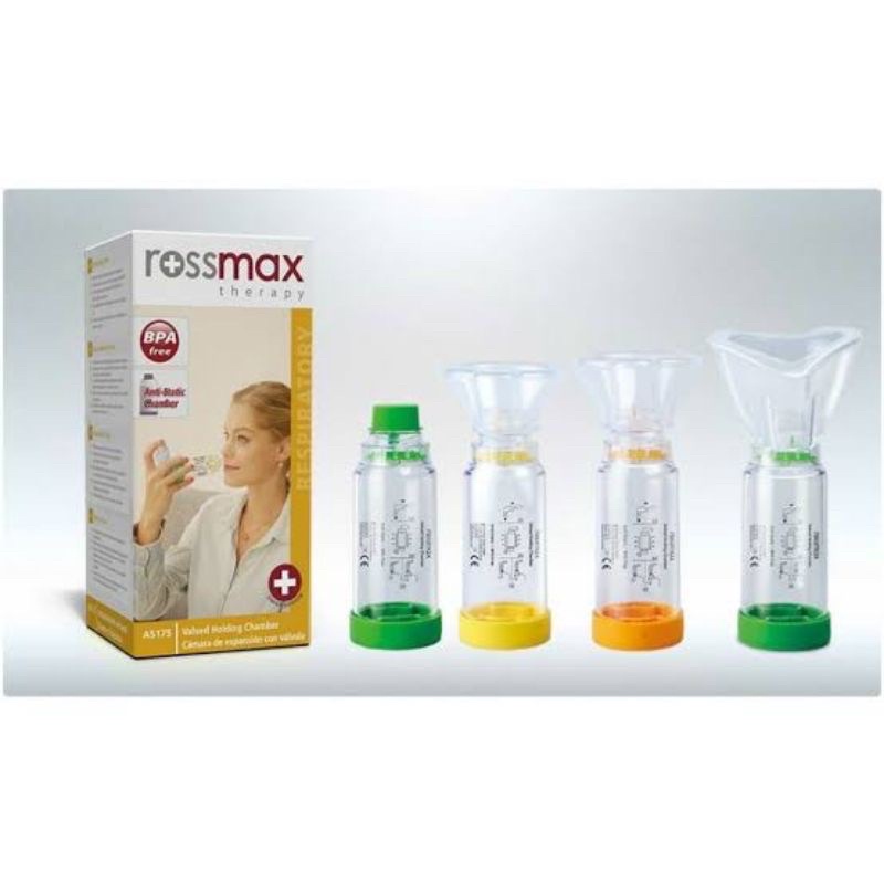 Rossmax Aerospacer Aerochamber AS175 Corong Asma Aero Spacer Chamber AS-175