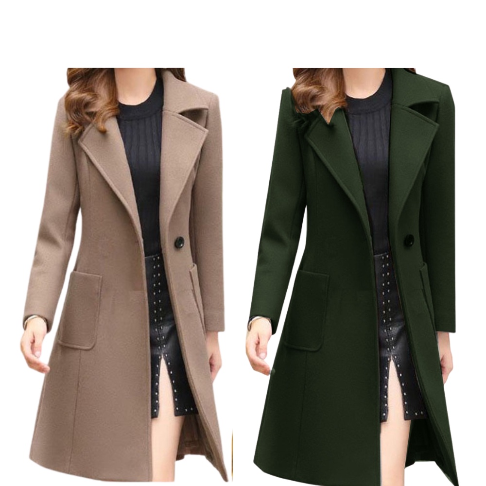 Outer Jas Mantel Blazer Blezer Wanita Cewek Import Style Korea Panjang Terbaru Lengan Panjang A8