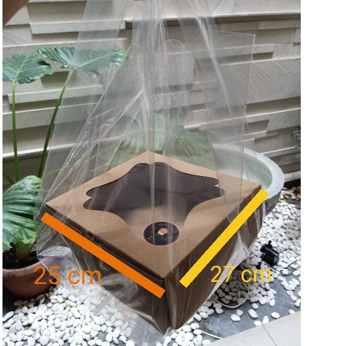 

■»► TERMURAH, KRESEK PE bening uk 27 untuk kotak kue 22,25 ( pabrik langsung)