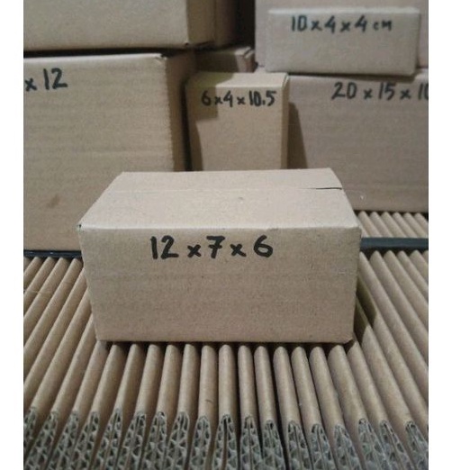 

kardus 12x7x6 polos luar dalam