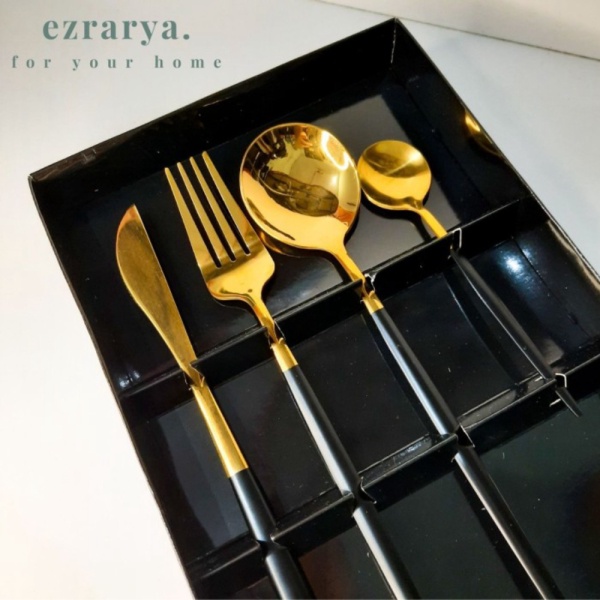 

Portuguese Alat Pisau Box Makan Sendok Cutlery Unik Set Gift Berkualitas Garpu