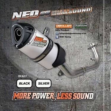 Knalpot Knalpot Nobi /Nob1 Neo 3 Bold Motor Bebek, Bebek Sport,Matic Lengkap