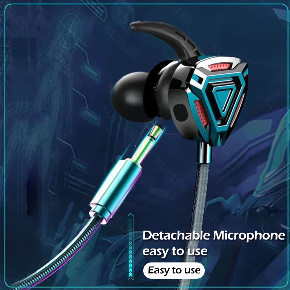 Headset Gaming Kabel Dengan Microphon Headset Gaming In-Ear Surround Dengan Kabel Kontrol