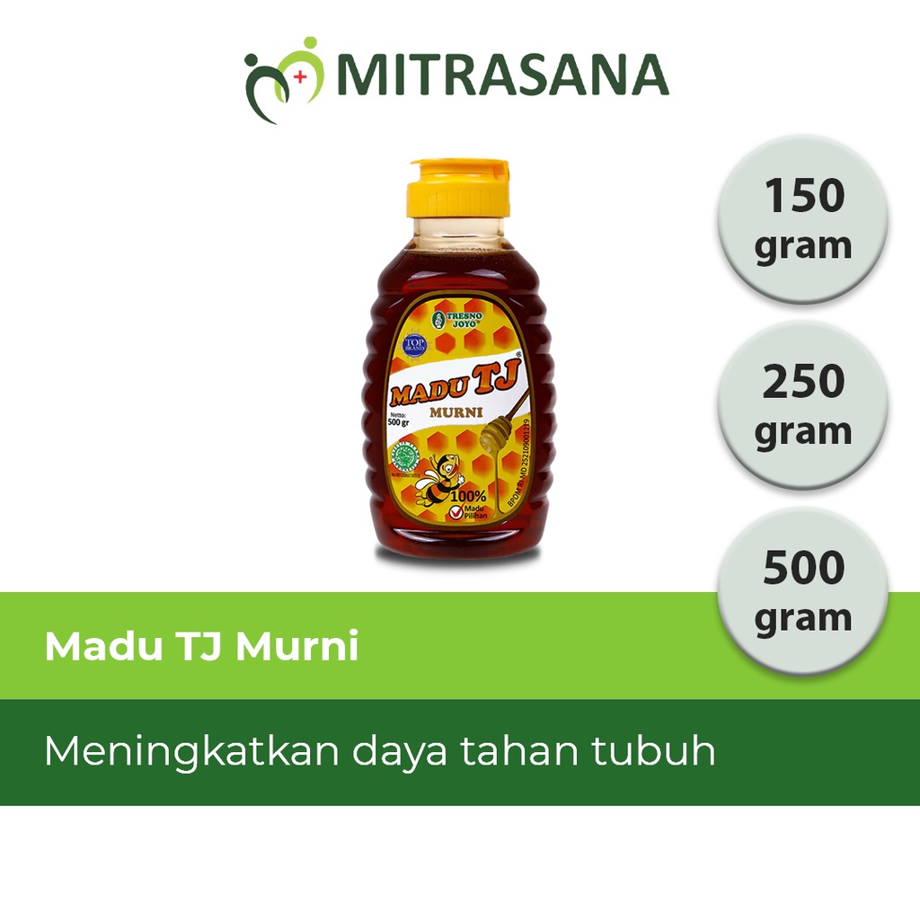 

Madu TJ Murni - 150 Gr / 250 Gr / 500 Gr - Membantu Menjaga Stamina Tubuh