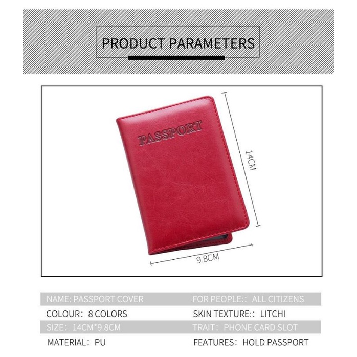 Tempat Passport Kulit / Passport Cover / Dompet Pasport 05