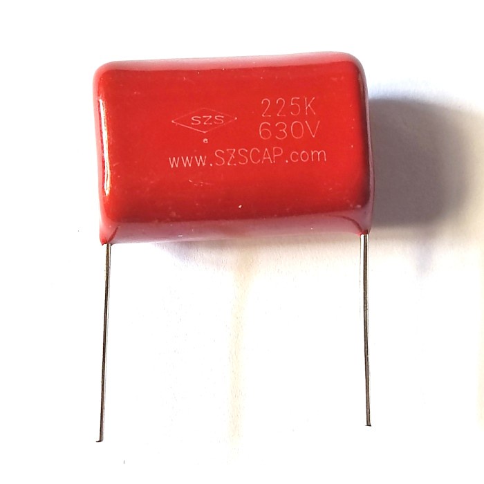SZS CBB21/22 225K630V / 225K 630V KAPASITOR MYLAR