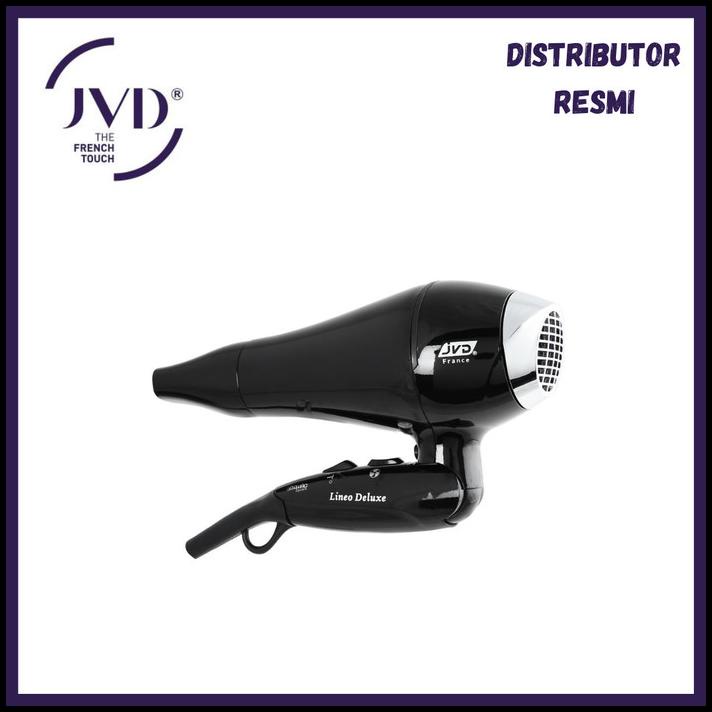 Promo Jvd 8221330Bk Lineo Deluxe Hairdryer, Ionic, Curly Cord 50Cm, Black