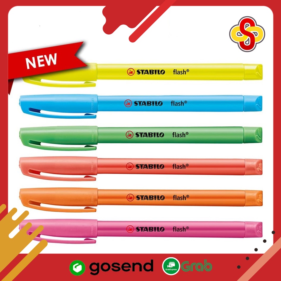 STABILO / Highlighter / Penanda Berwarna Flash 555