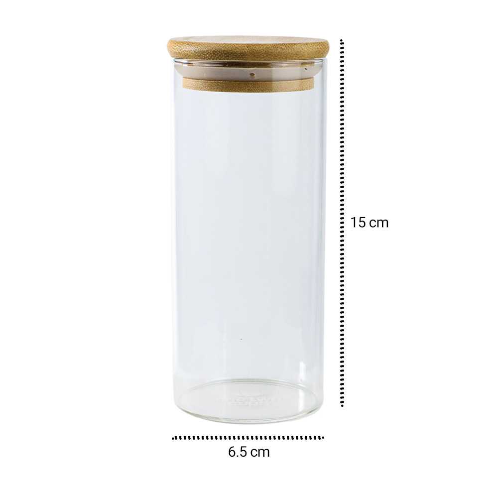 BUBLE + DUS FREE Toples Kaca Penyimpanan Makanan Glass Jar - GH1270