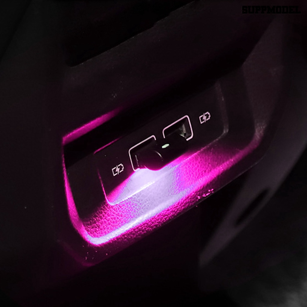 [Dekorasi] Usb Ambient Light Colorful Mini Auto Interior LED Lampu Ambient Hias Lampu Darurat Untuk Mobil