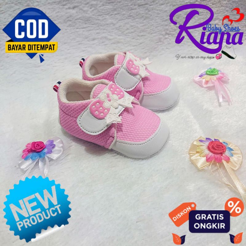 Sepatu Bayi RS12 prewalker shoes perempuan Usia 5-15 Bulan