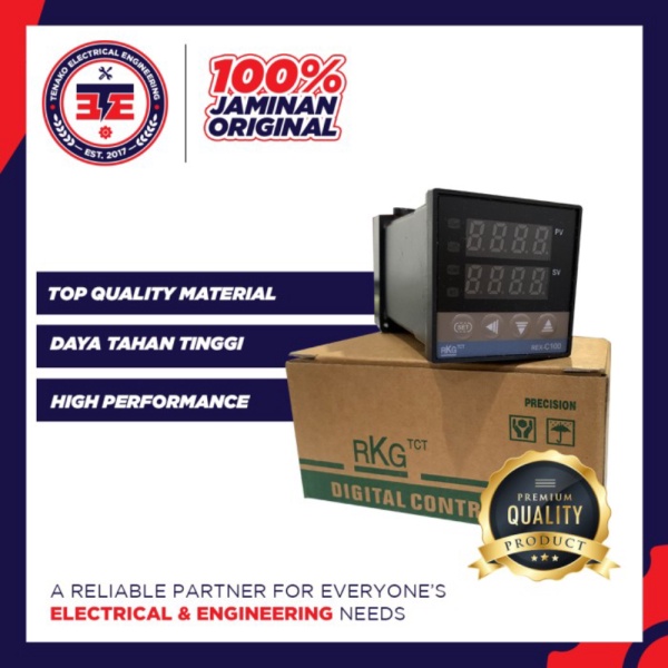 Murah REX-C100 Temperature Controller Output SSR - REX100 Berkualitas