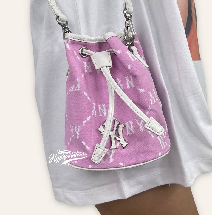 MLB NY Pink Monochrome Bucket Bag ORIGINAL